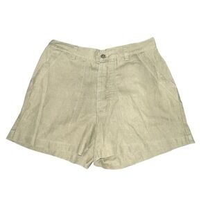 Vintage Patagonia 100% Hemp‎ Woven Shorts Womens Size 10 Tan 4" Outdoors Hiking